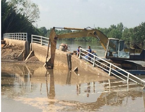 Sự cố sạt lở kè bảo vệ khu dân cư Tắc Sông Chà: Thanh tra phát hiện nhiều sai phạm