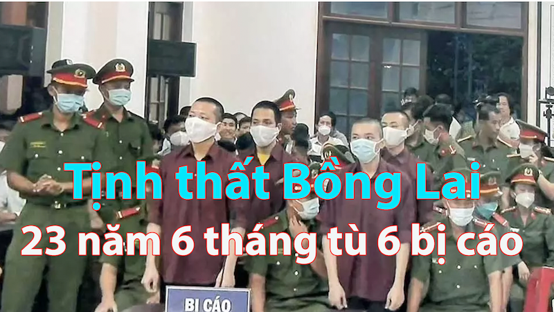 Vụ 'tịnh thất Bồng Lai': Tòa tuyên tổng hình phạt 6 bị cáo 23 năm 6 tháng tù