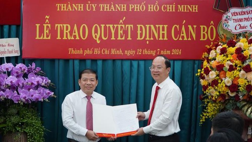 TP.HCM: Bổ nhiệm ông Nguyễn Thanh Sang làm Phó Trưởng Ban Nội chính Thành ủy