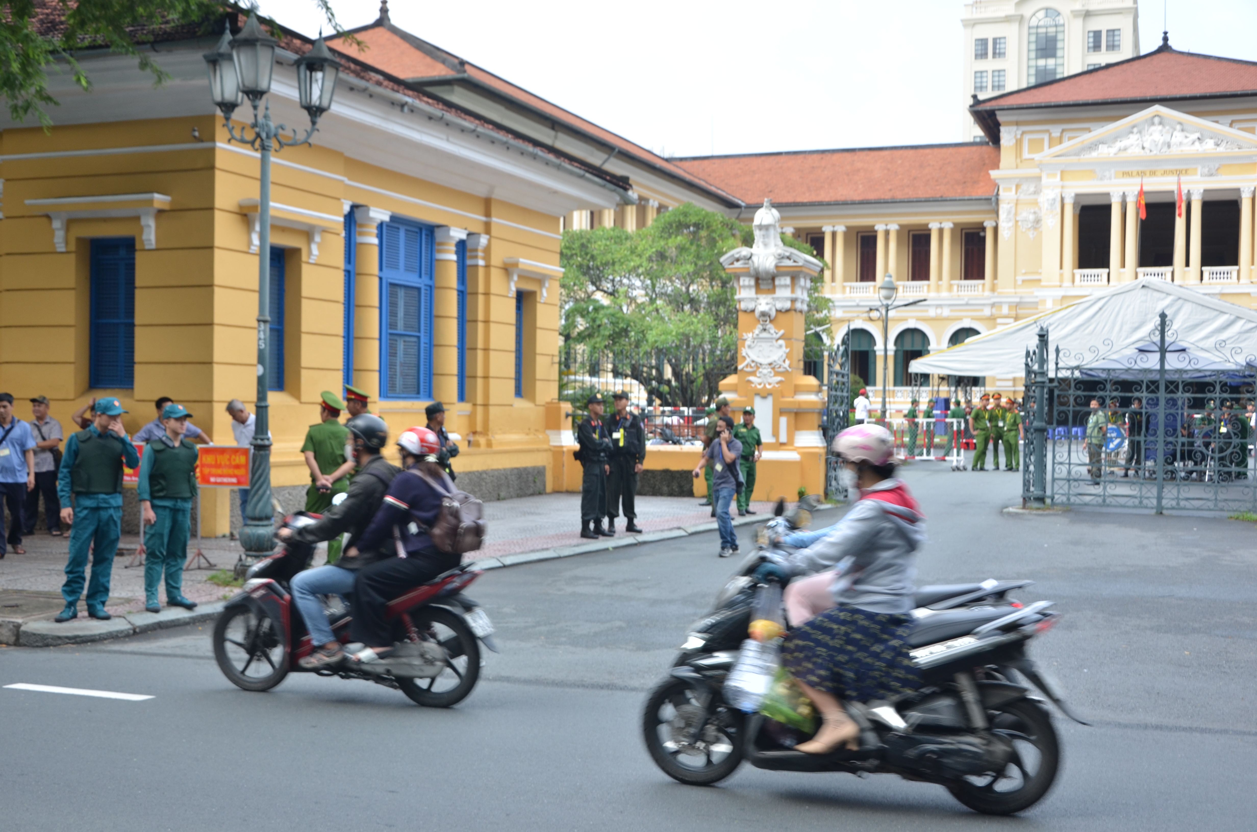 An ninh được thắt chặt phiên tòa xét xử Trương Mỹ Lan giai đoạn 2